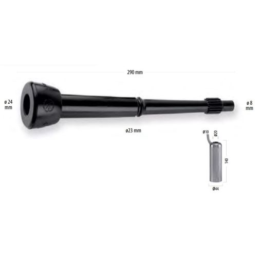 DeLaval típusú 24 mm-es kehelygumi (utángyártott)